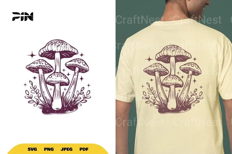 Magical Mushroom SVG Bundle - CraftNest - Digital Crafting and Art