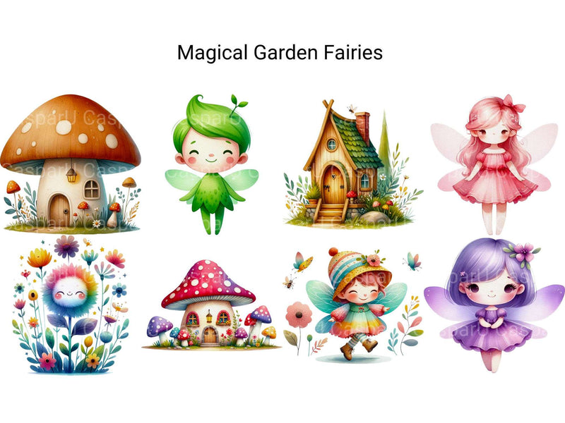 Magical Garden Fairies - CraftNest - Digital Crafting and Art