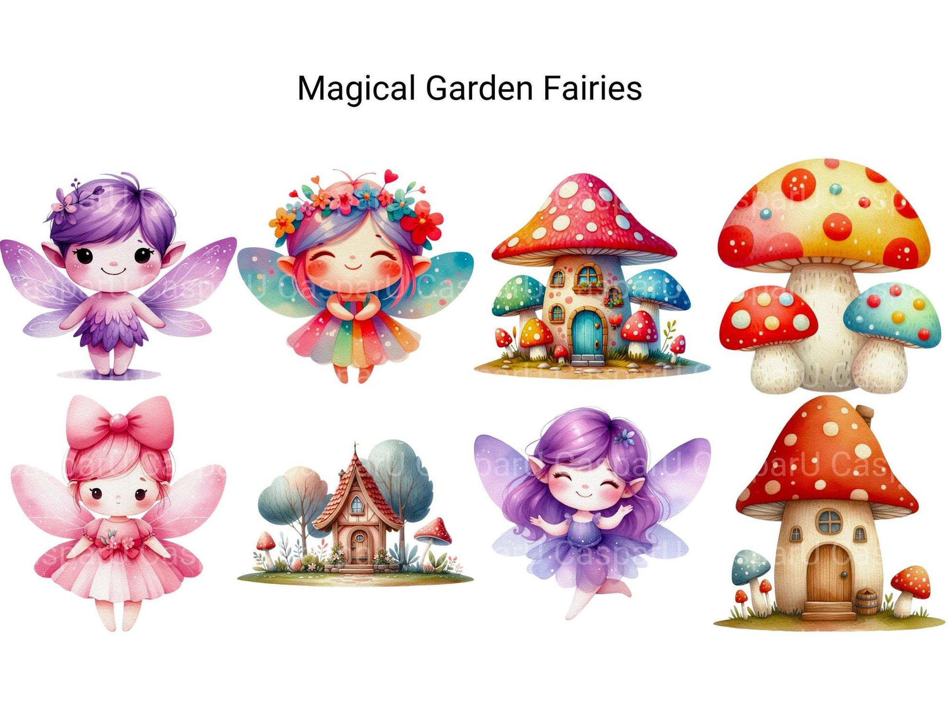 Magical Garden Fairies - CraftNest - Digital Crafting and Art