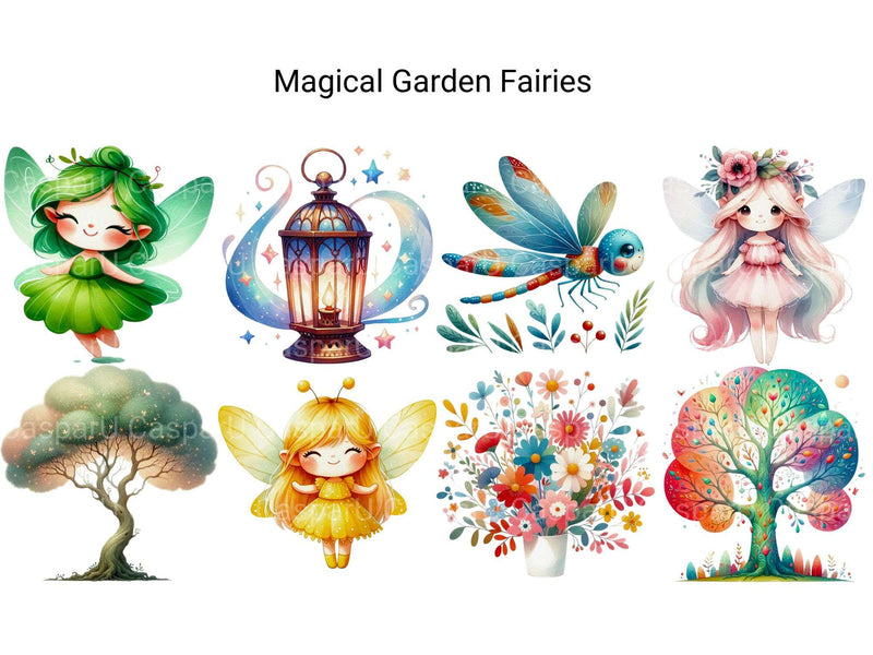 Magical Garden Fairies - CraftNest - Digital Crafting and Art