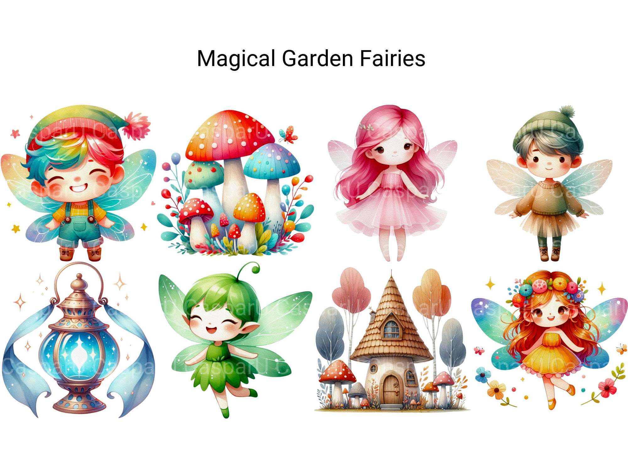 Magical Garden Fairies - CraftNest - Digital Crafting and Art