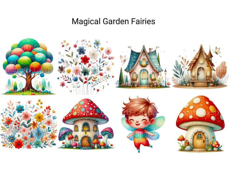 Magical Garden Fairies - CraftNest - Digital Crafting and Art