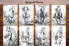 Magnificent Horses Coloring Books - CraftNest