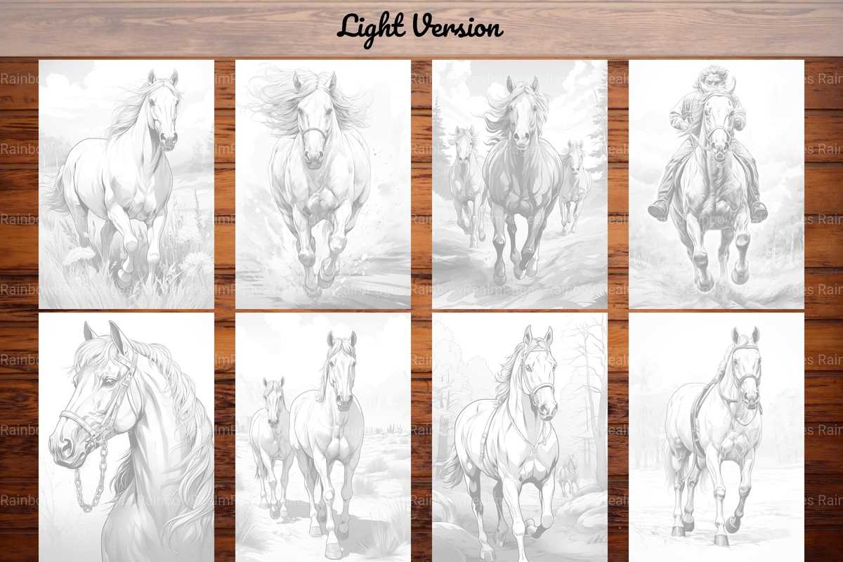 Magnificent Horses Coloring Books - CraftNest