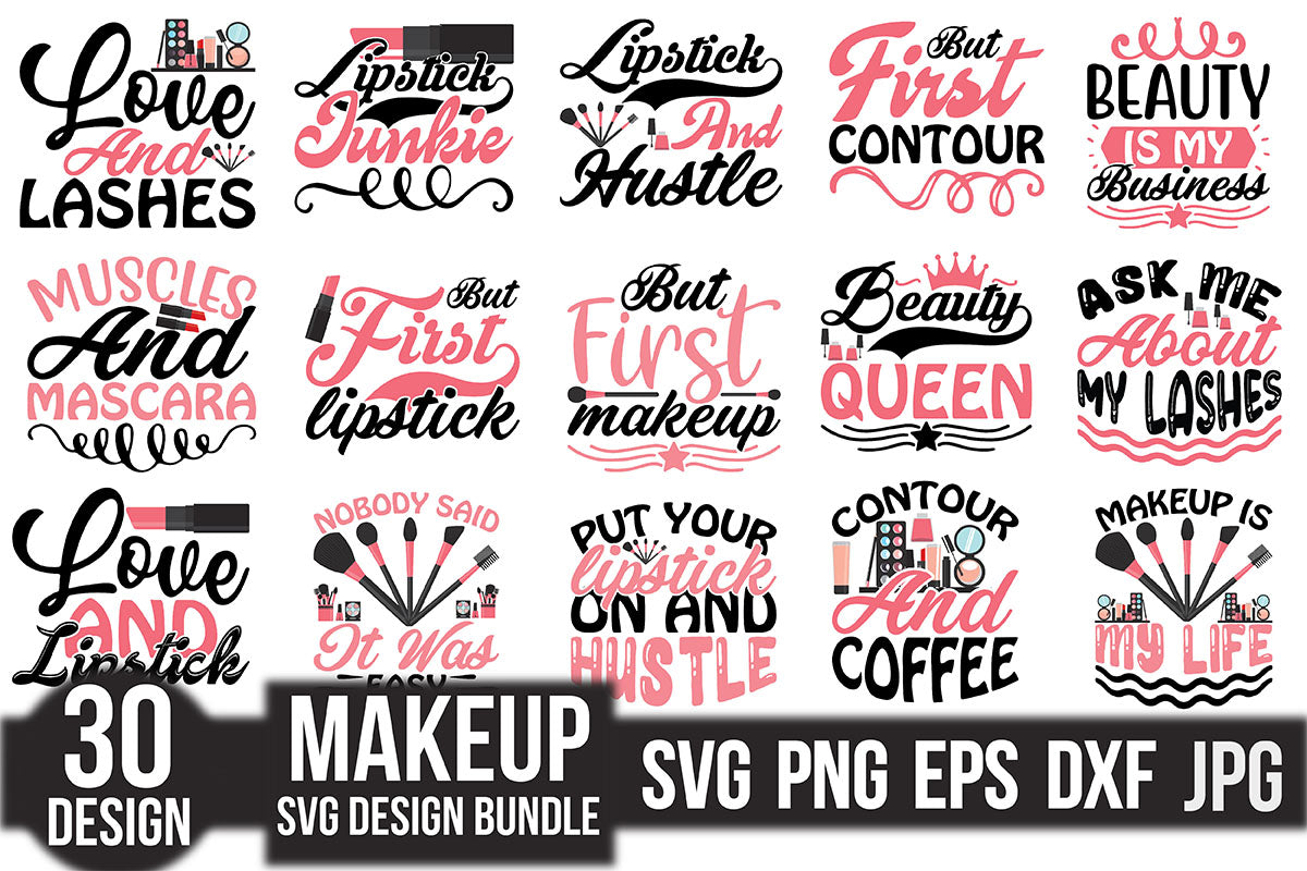 Lipstick SVG Bundle - CraftNest - Digital Crafting and Art