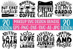 Makeup SVG Bundle 1 - CraftNest - Digital Crafting and Art
