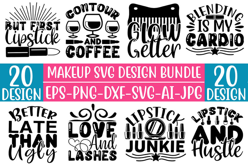 Makeup SVG Bundle 1 - CraftNest - Digital Crafting and Art