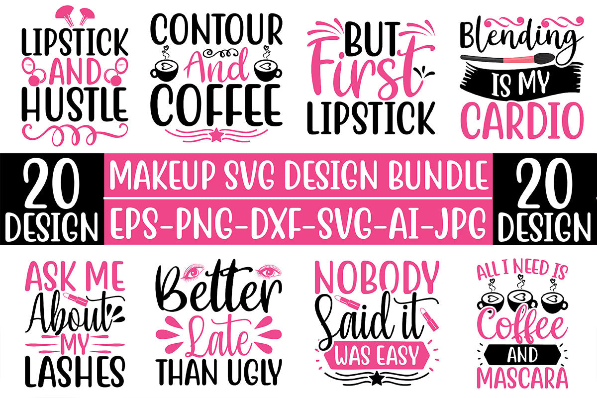 Makeup SVG Bundle 3 - CraftNest - Digital Crafting and Art