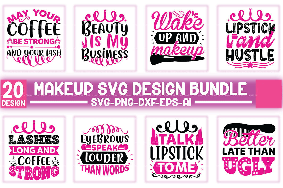 Makeup Design SVG Bundle