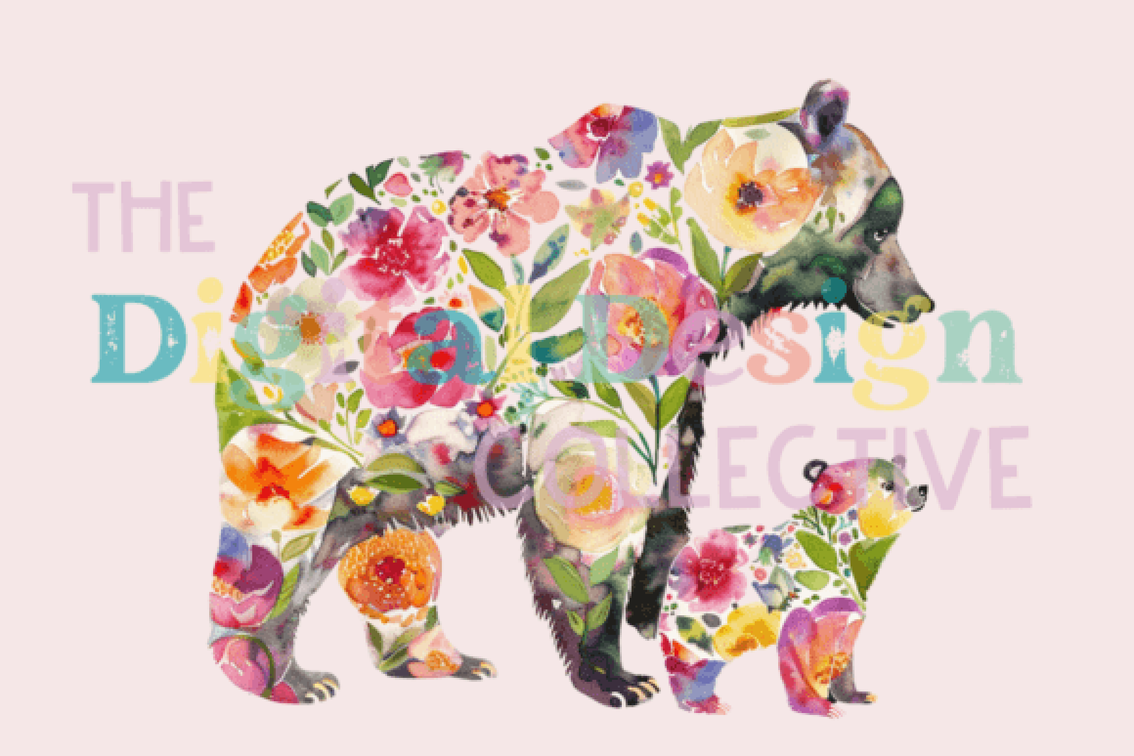 Adorable Mama and Baby Bear Clipart Bundle