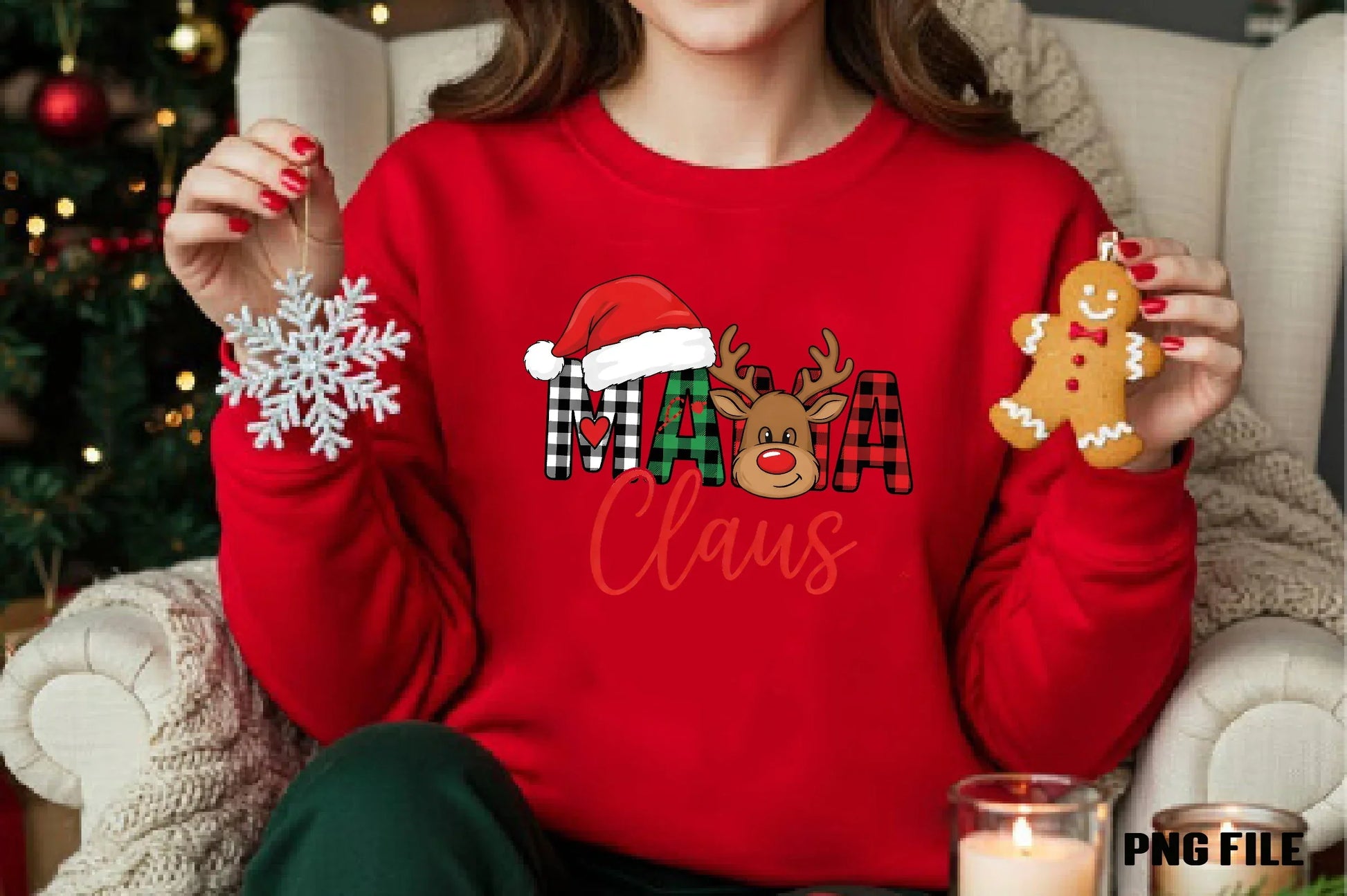 Mama Claus Christmas Clipart Bundle - CraftNest - Digital Crafting and Art