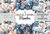 Manatee Seamless Underwater Patterns Collection