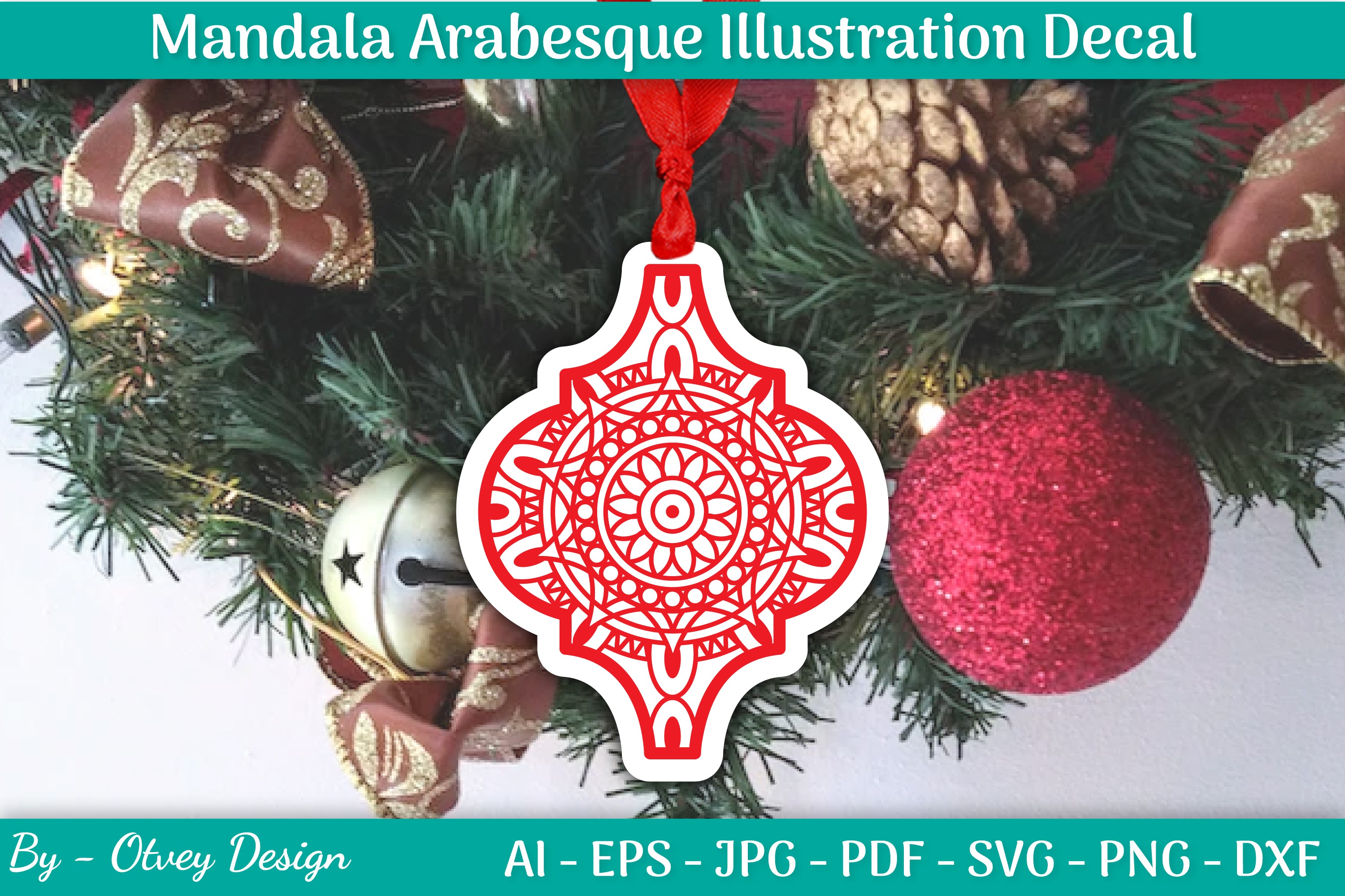 Mandala Arabesque Decal SVG Bundle