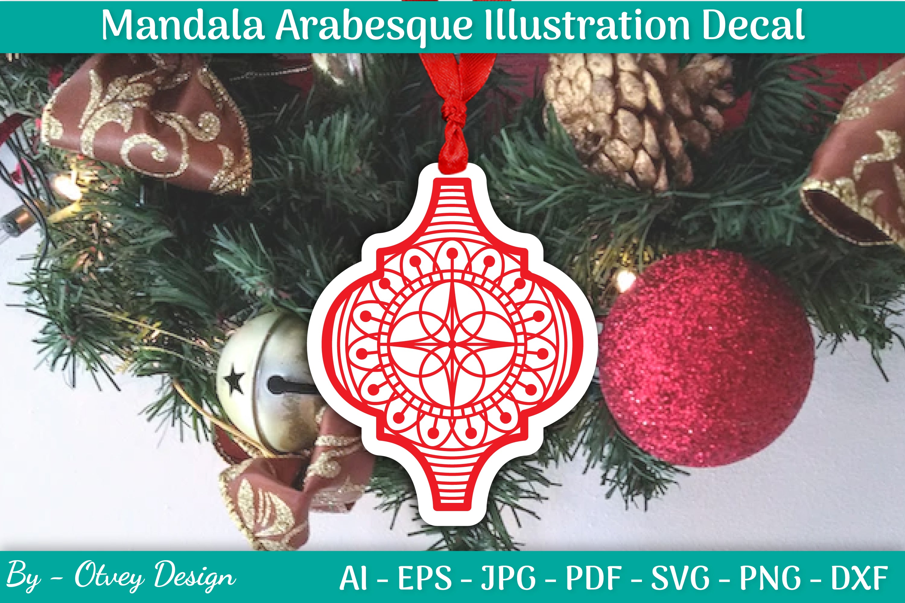 Mandala Arabesque Decal SVG Bundle