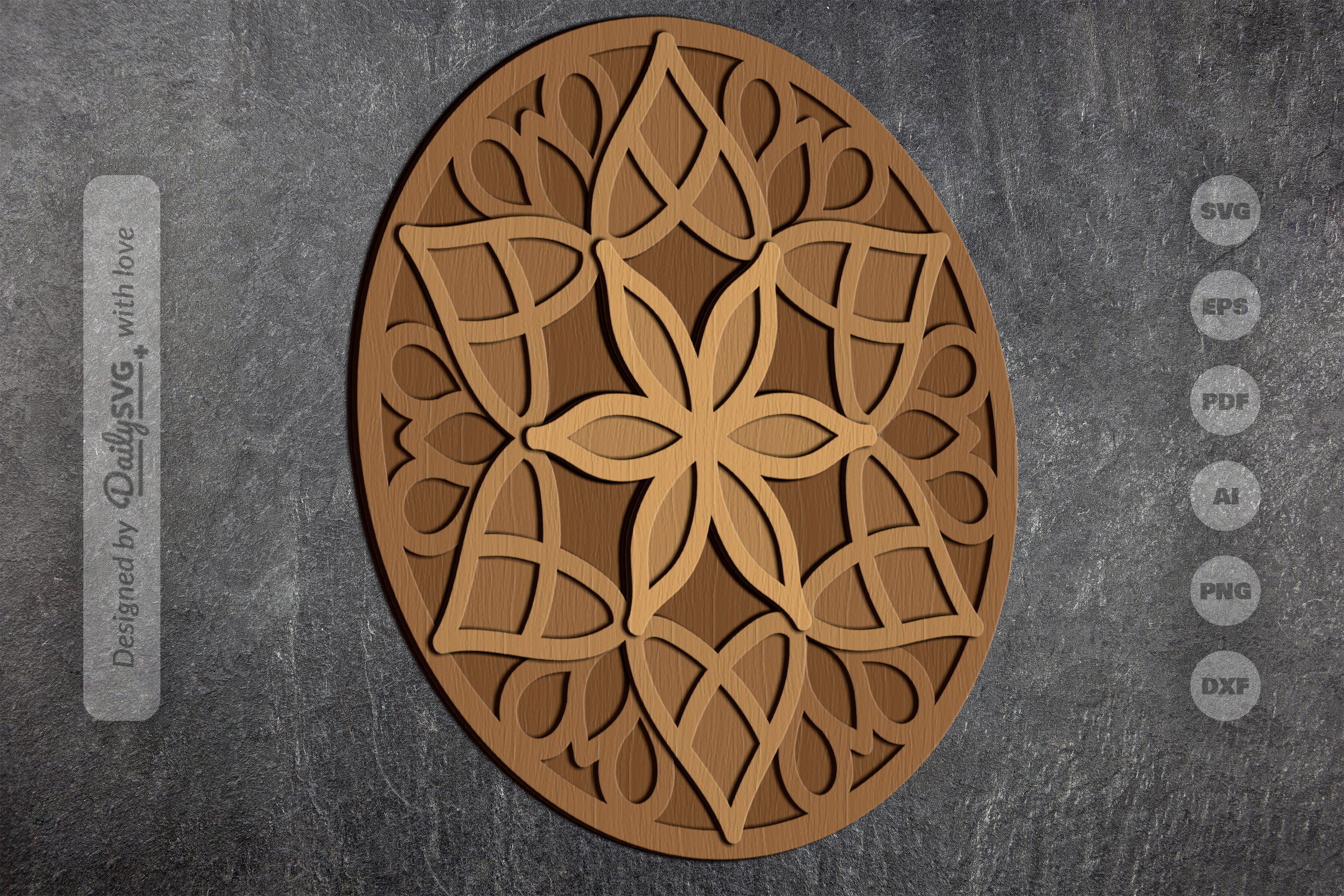 Mandala Art Laser Cut SVG Bundle