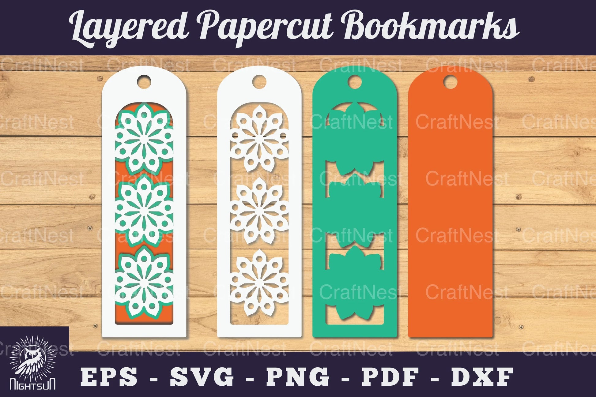 Mandala Bookmark SVG Bundle - CraftNest - Digital Crafting and Art