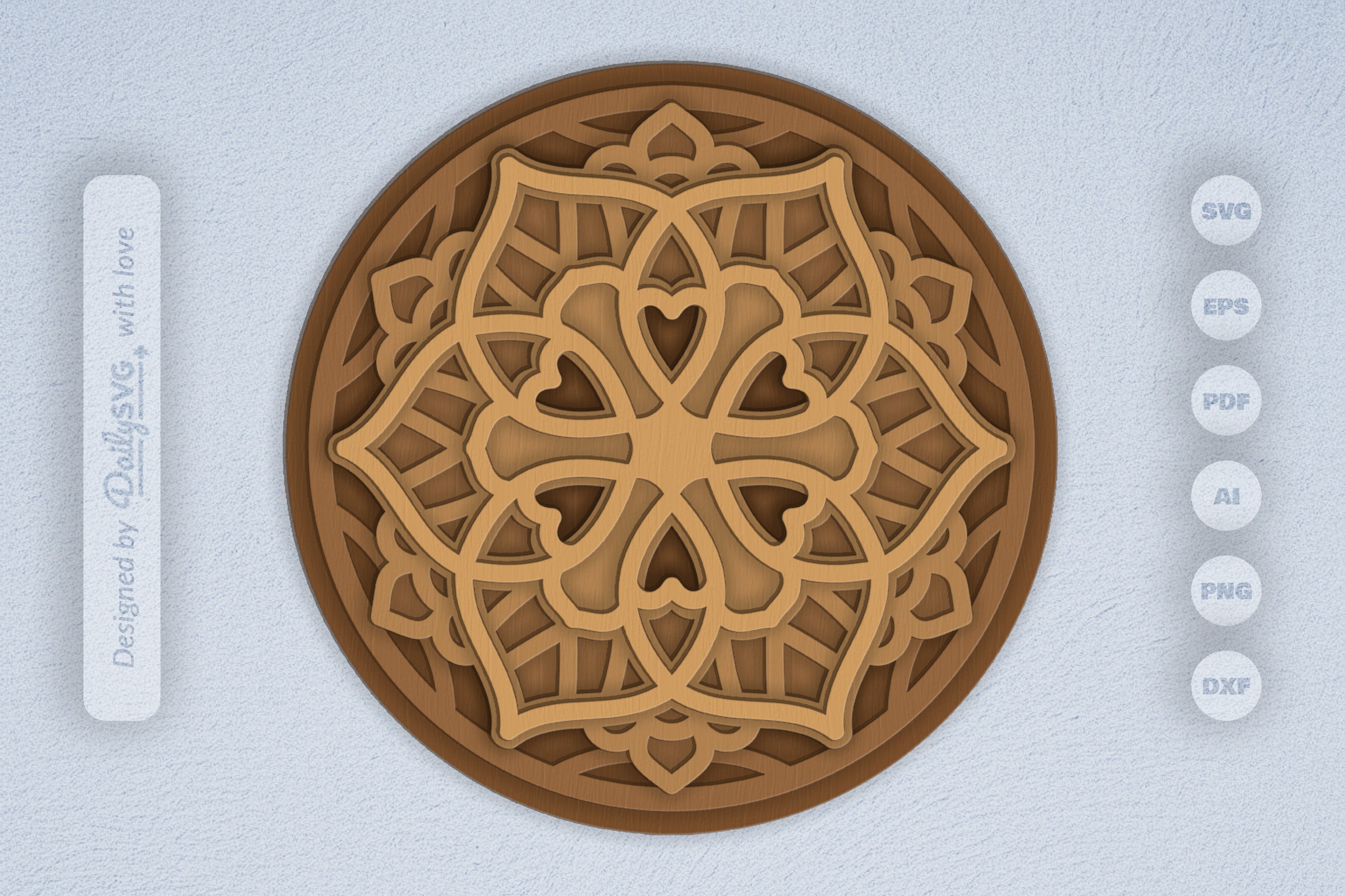 Mandala Deco Laser Cut SVG Bundle