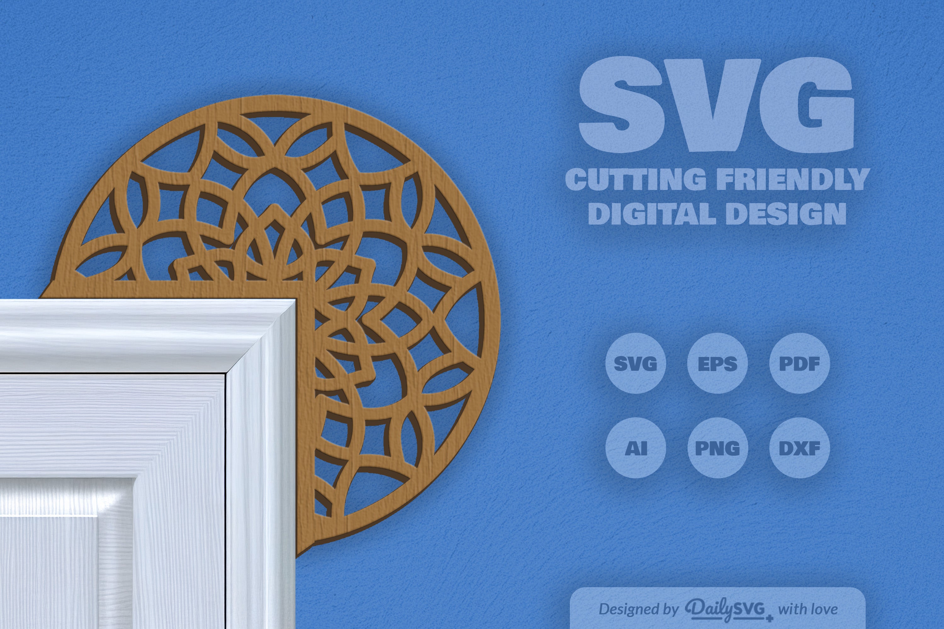 Mandala Door Corner Laser Cut Clipart - Daily SVG Bundles