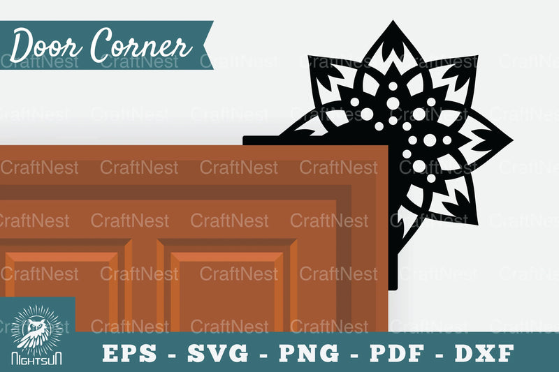 Mandala Door Corner SVG Bundle - CraftNest - Digital Crafting and Art