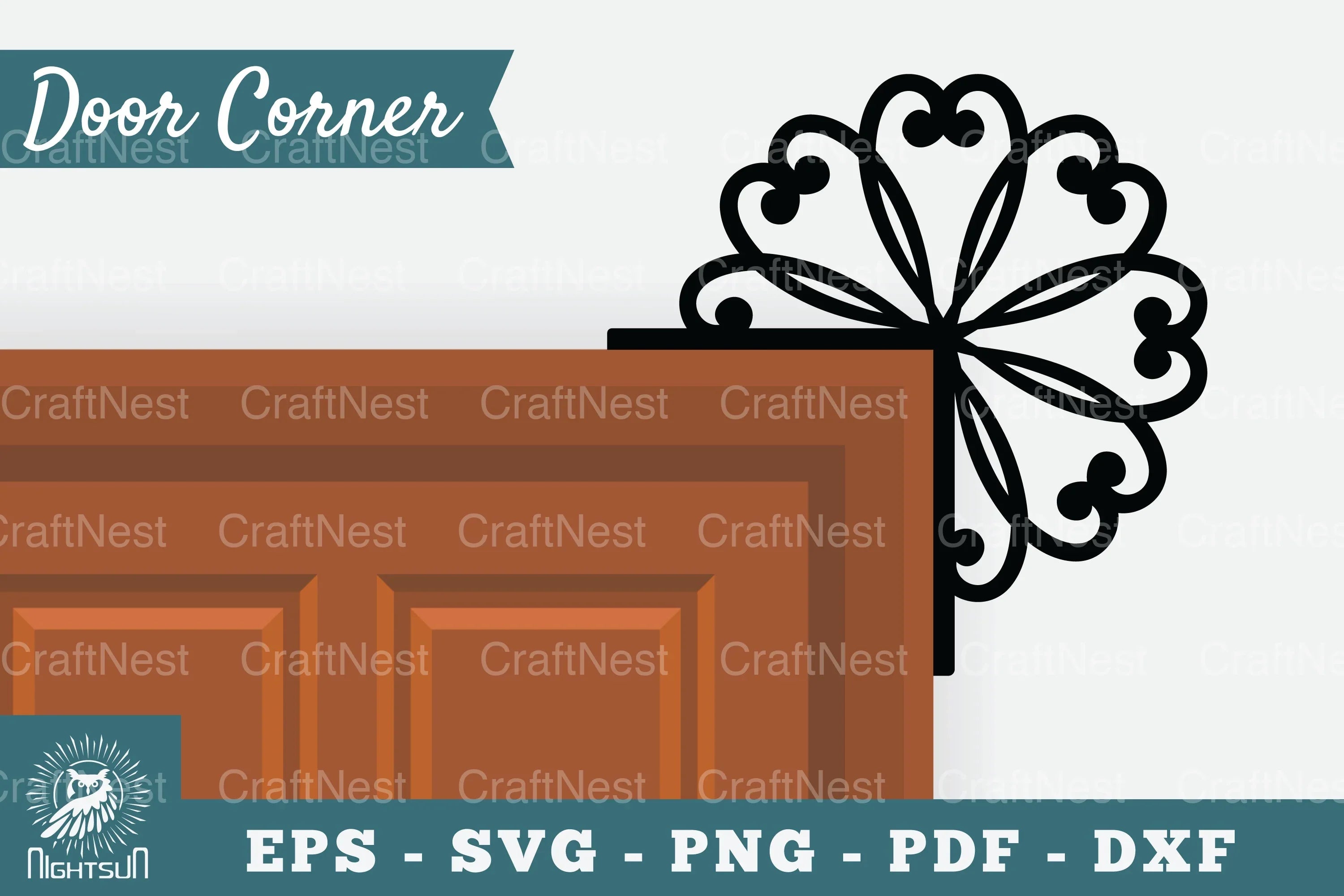 Mandala Door Corner SVG Bundle - CraftNest - Digital Crafting and Art