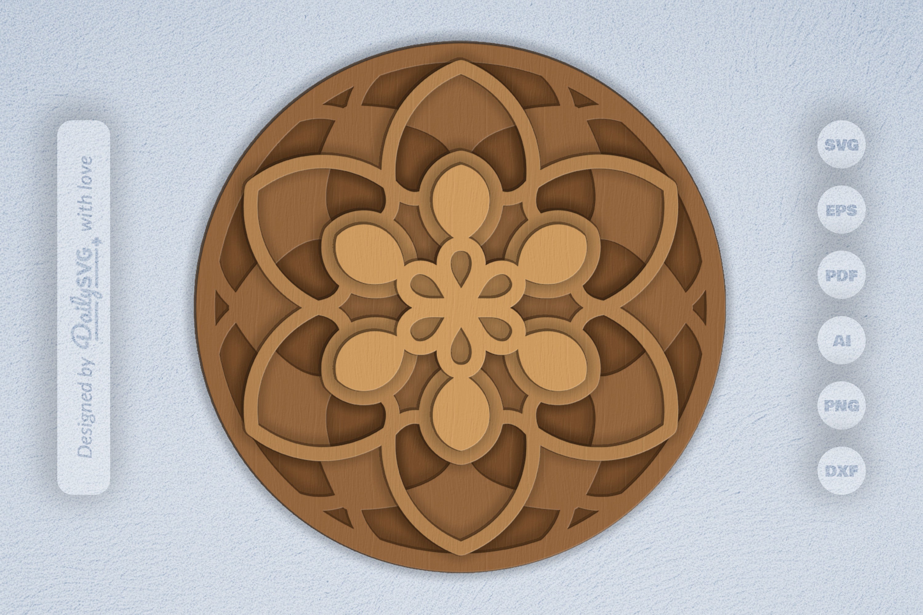 Mandala Energy Laser Cut SVG Bundle