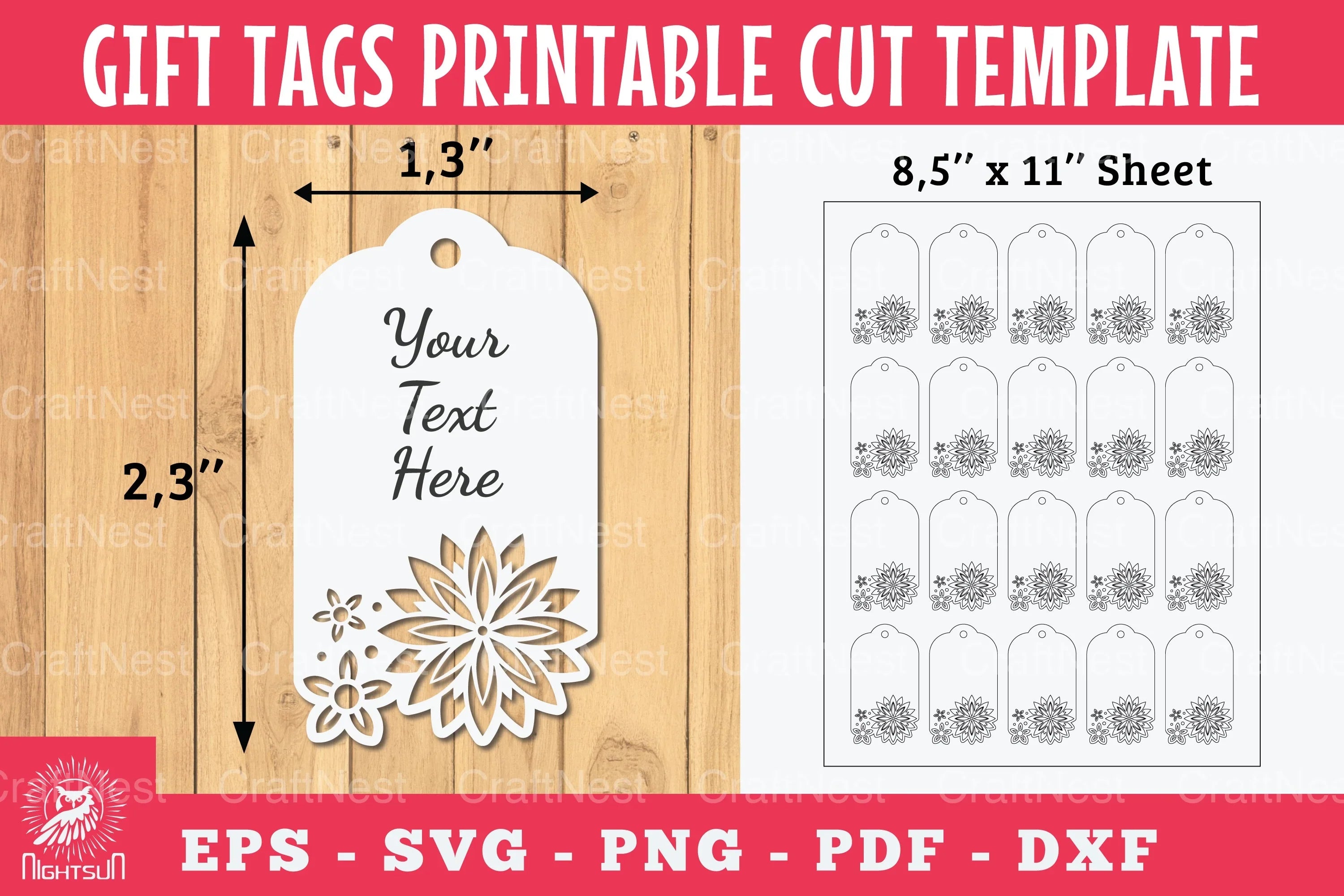 Mandala Gift Tags Printable Bundle - CraftNest - Digital Crafting and Art