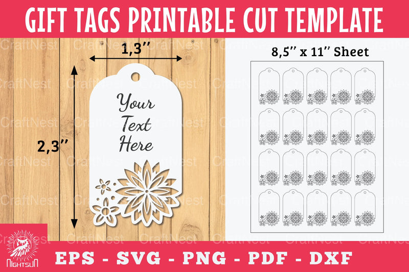 Mandala Gift Tags Printable Bundle - CraftNest - Digital Crafting and Art