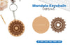 Mandala Keychain Lasercut SVG Bundle