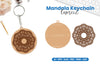Mandala Keychain Lasercut SVG Bundle - Clipart Bundle