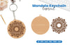 Mandala Keychain Lasercut SVG Bundle