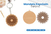 Mandala Keychain Lasercut SVG Bundle
