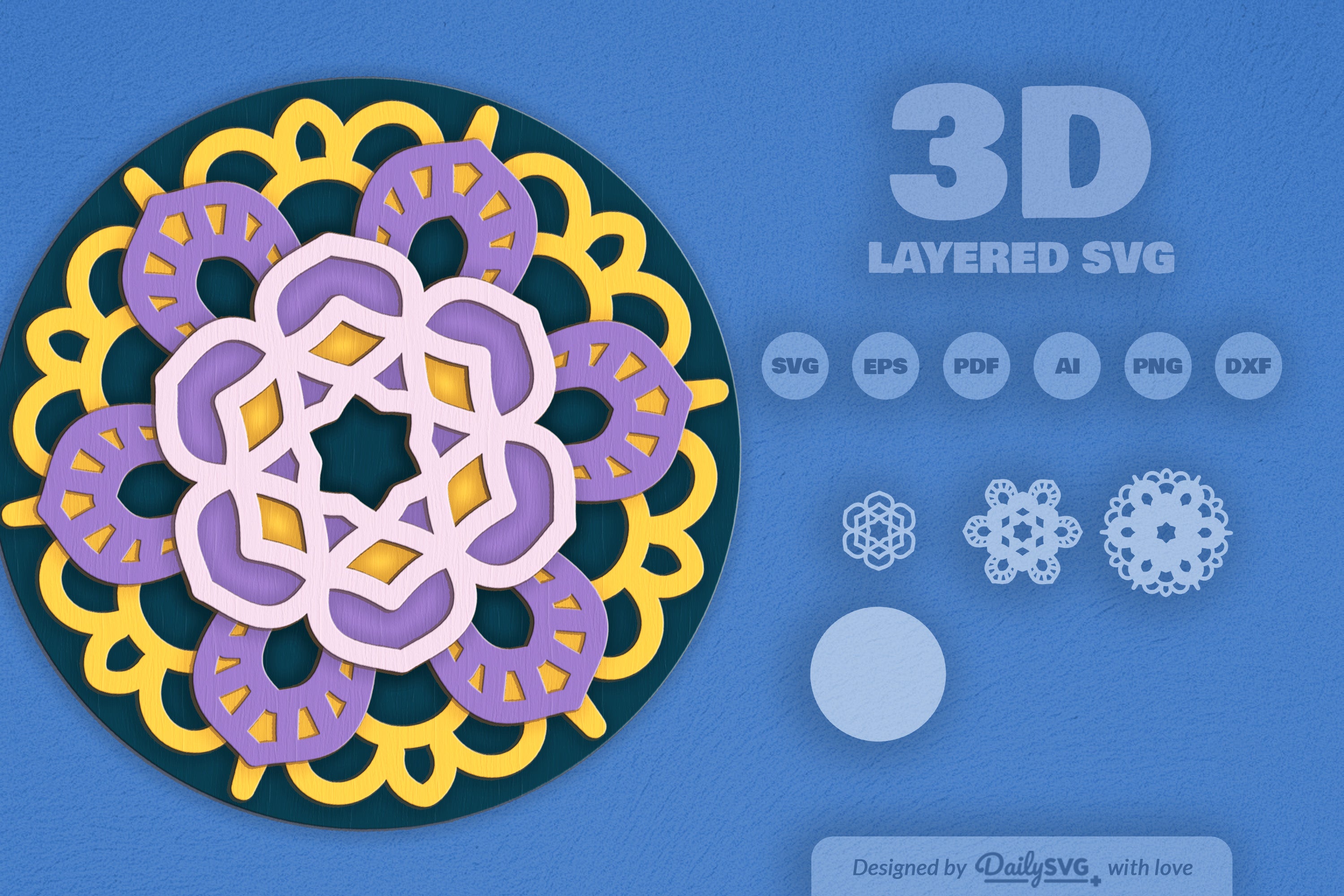 Mandala Laser Cut SVG Bundle