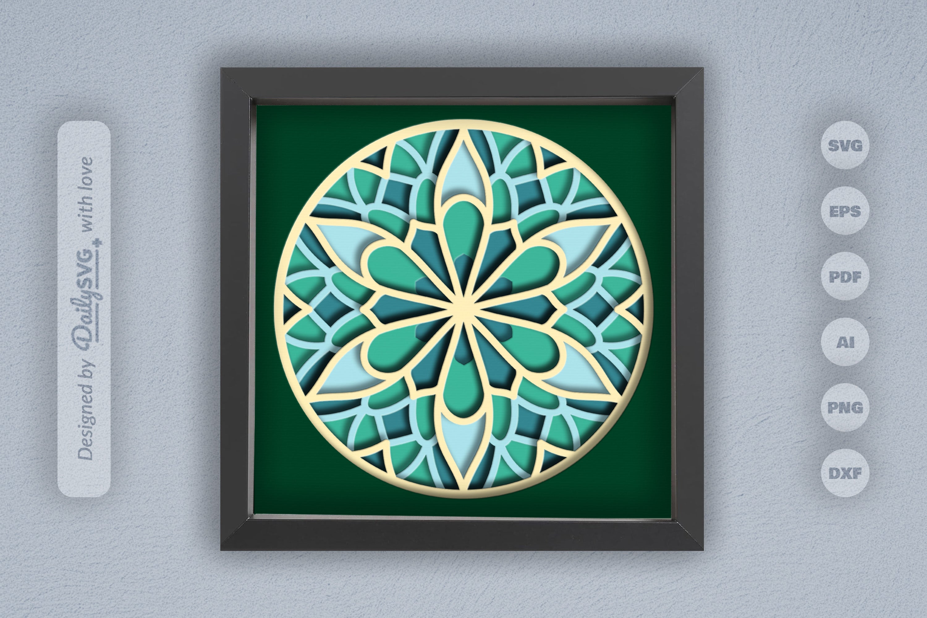 Mandala Paper Cut SVG Bundle