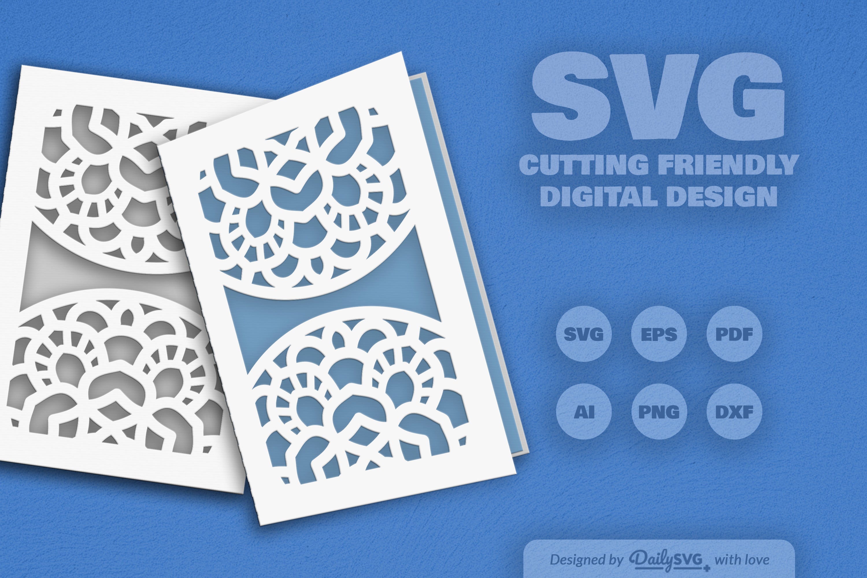 Mandala Mirror Papercut SVG Bundle 5