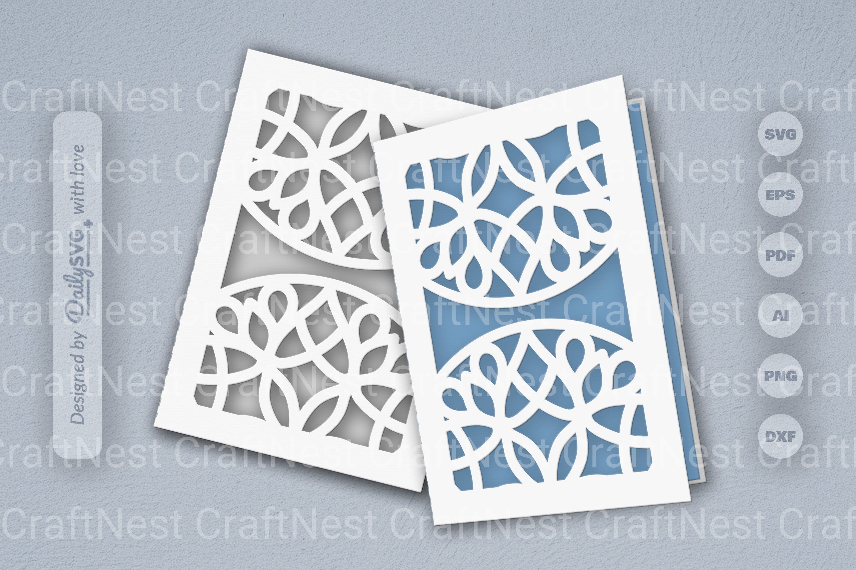 Mandala Mirror Papercut SVG Bundle 6