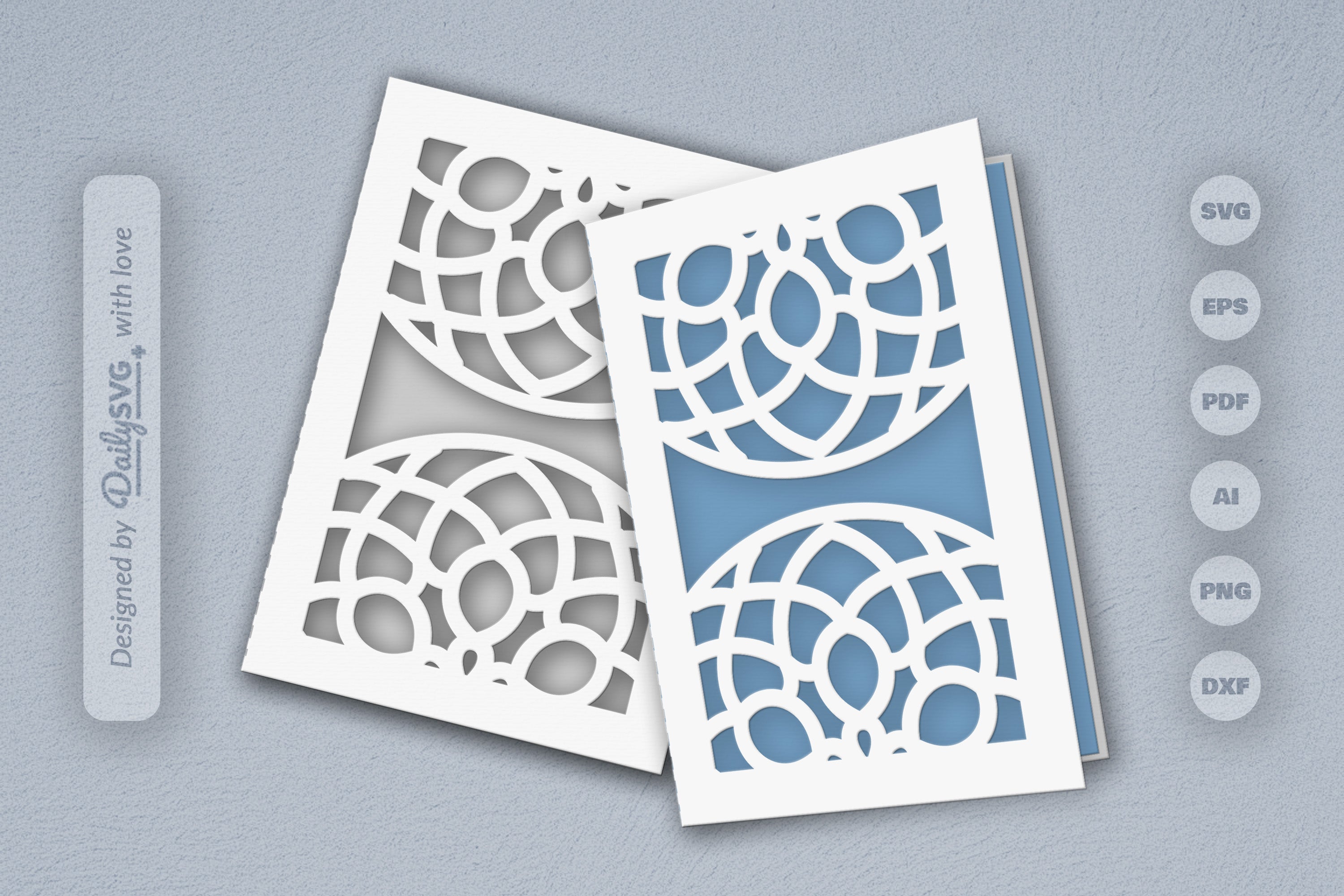 Mandala Mirror Papercut SVG Bundle 4