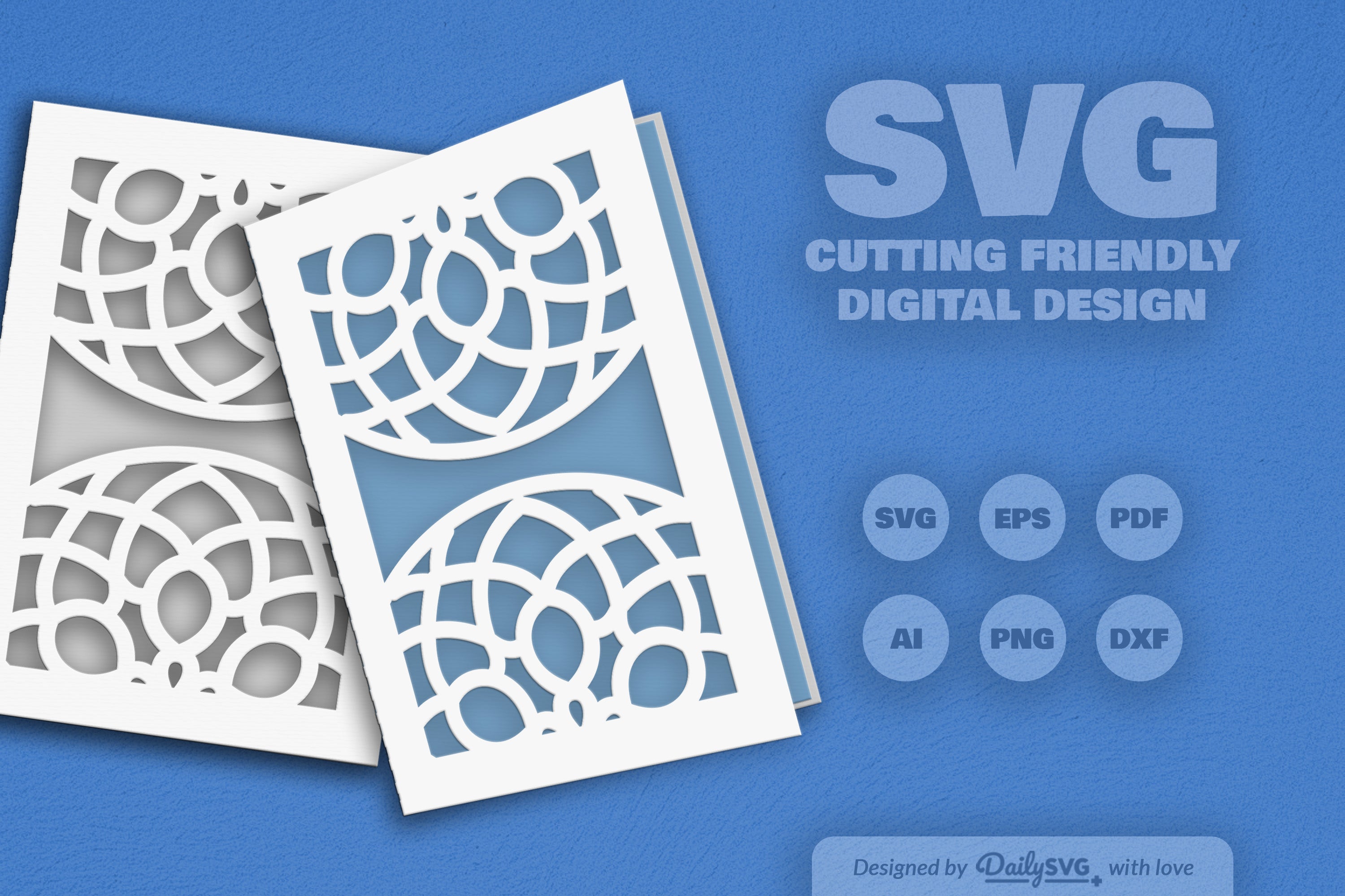 Mandala Mirror Papercut SVG Bundle 4