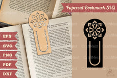 Mandala Papercut Bookmark SVG Bundle - CraftNest - Digital Crafting and Art