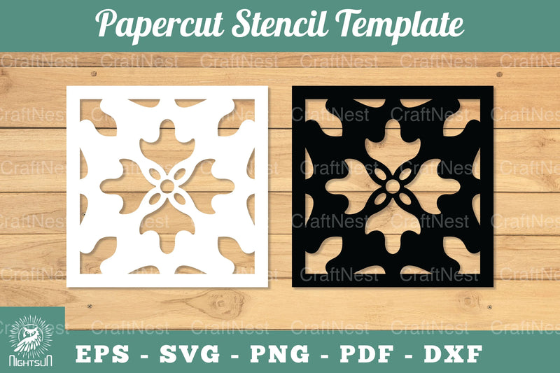 Mandala Papercut Stencil Template Clipart Bundle - CraftNest - Digital Crafting and Art