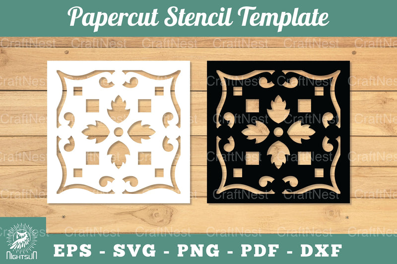 Mandala Papercut Stencil Template Clipart Bundle - CraftNest - Digital Crafting and Art