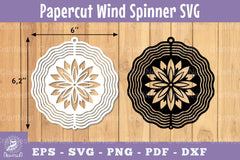Mandala Papercut Wind Spinner SVG Bundle - CraftNest - Digital Crafting and Art