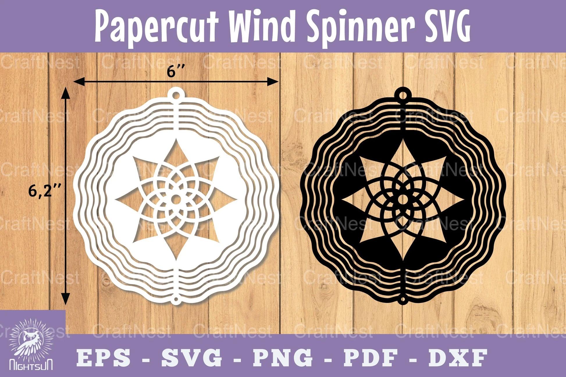 Mandala Papercut Wind Spinner Clipart Bundle - CraftNest - Digital Crafting and Art