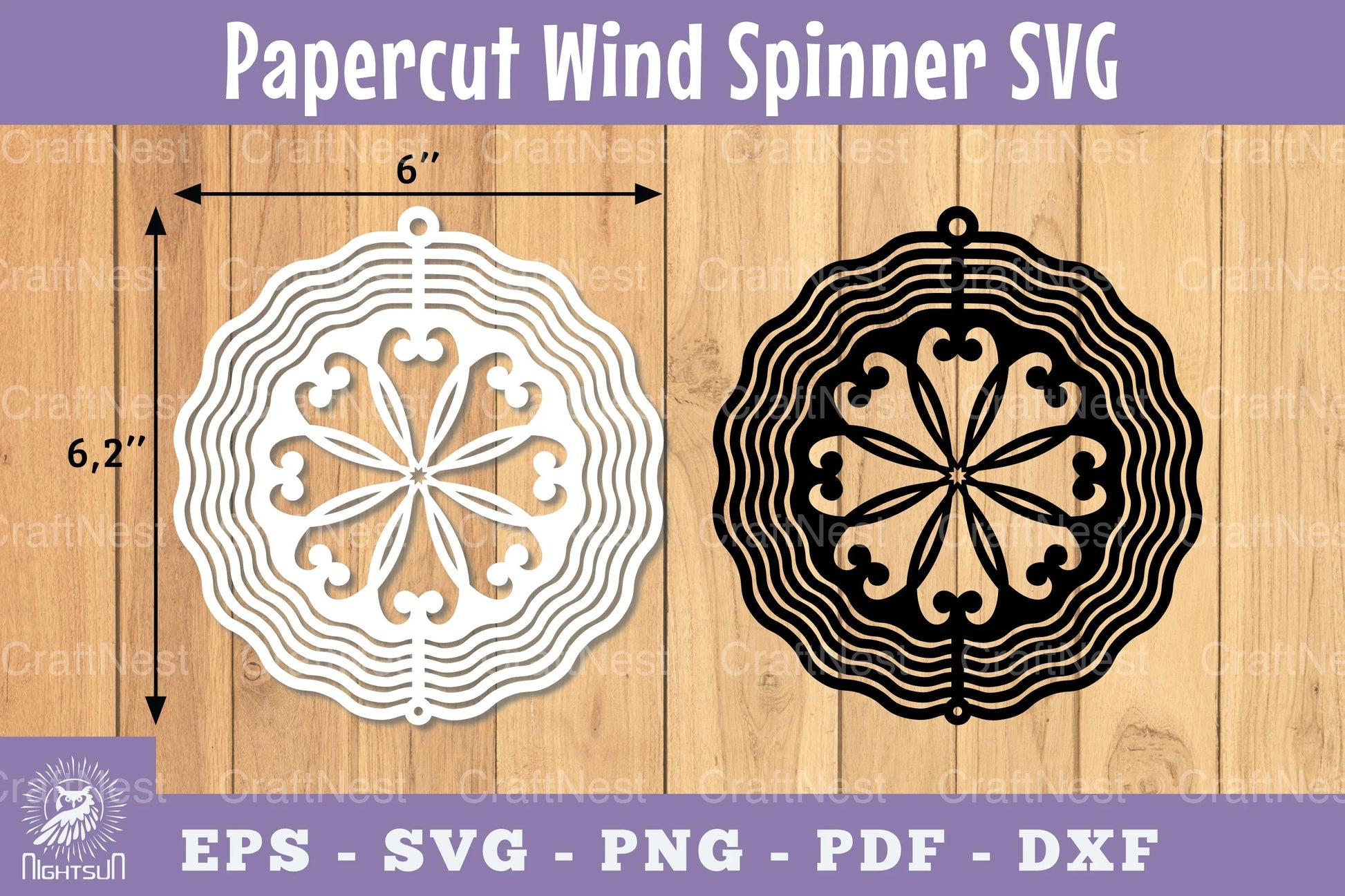 Mandala Papercut Wind Spinner Clipart Bundle - CraftNest - Digital Crafting and Art