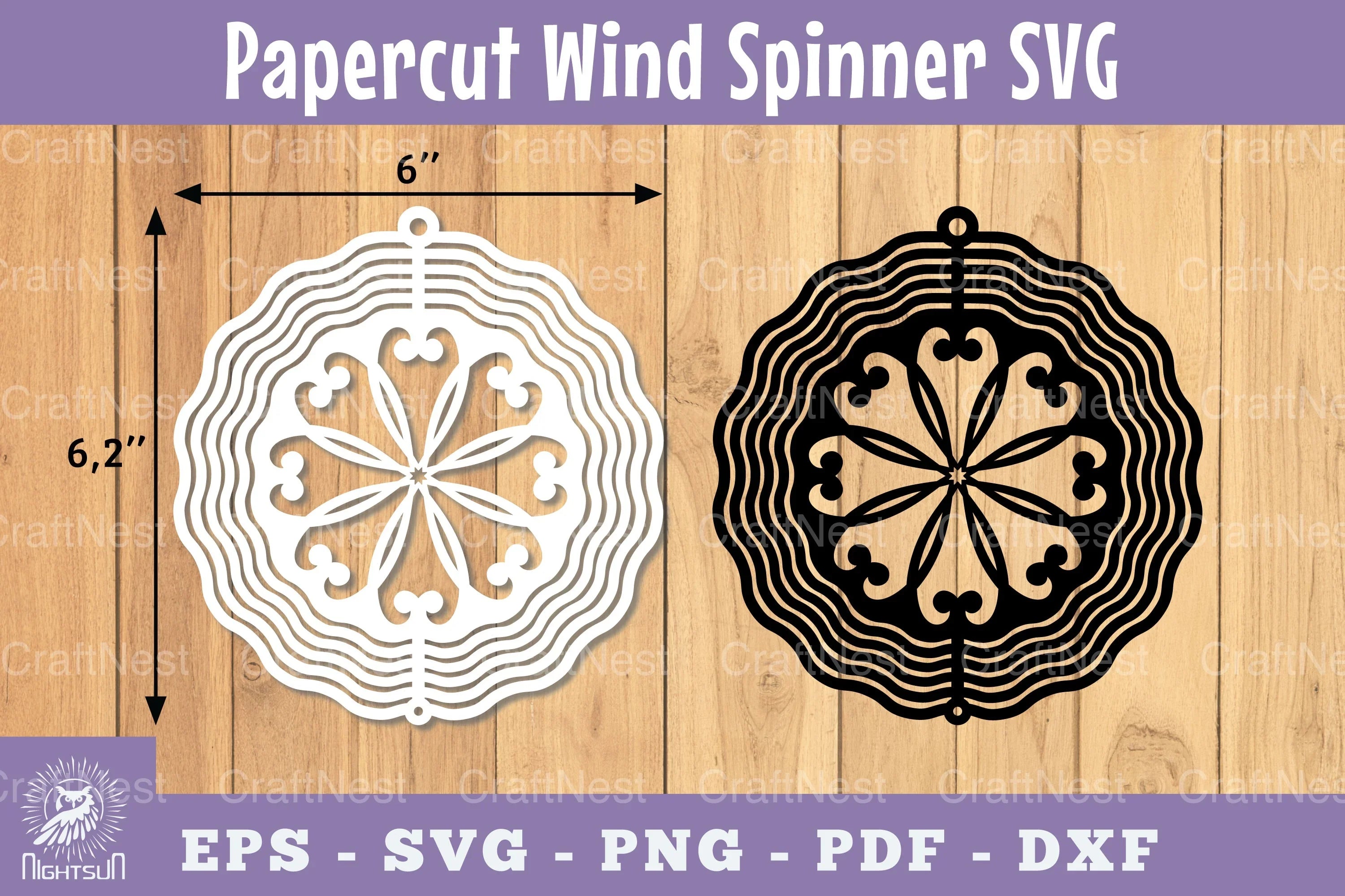 Mandala Papercut Wind Spinner Clipart Bundle - CraftNest - Digital Crafting and Art
