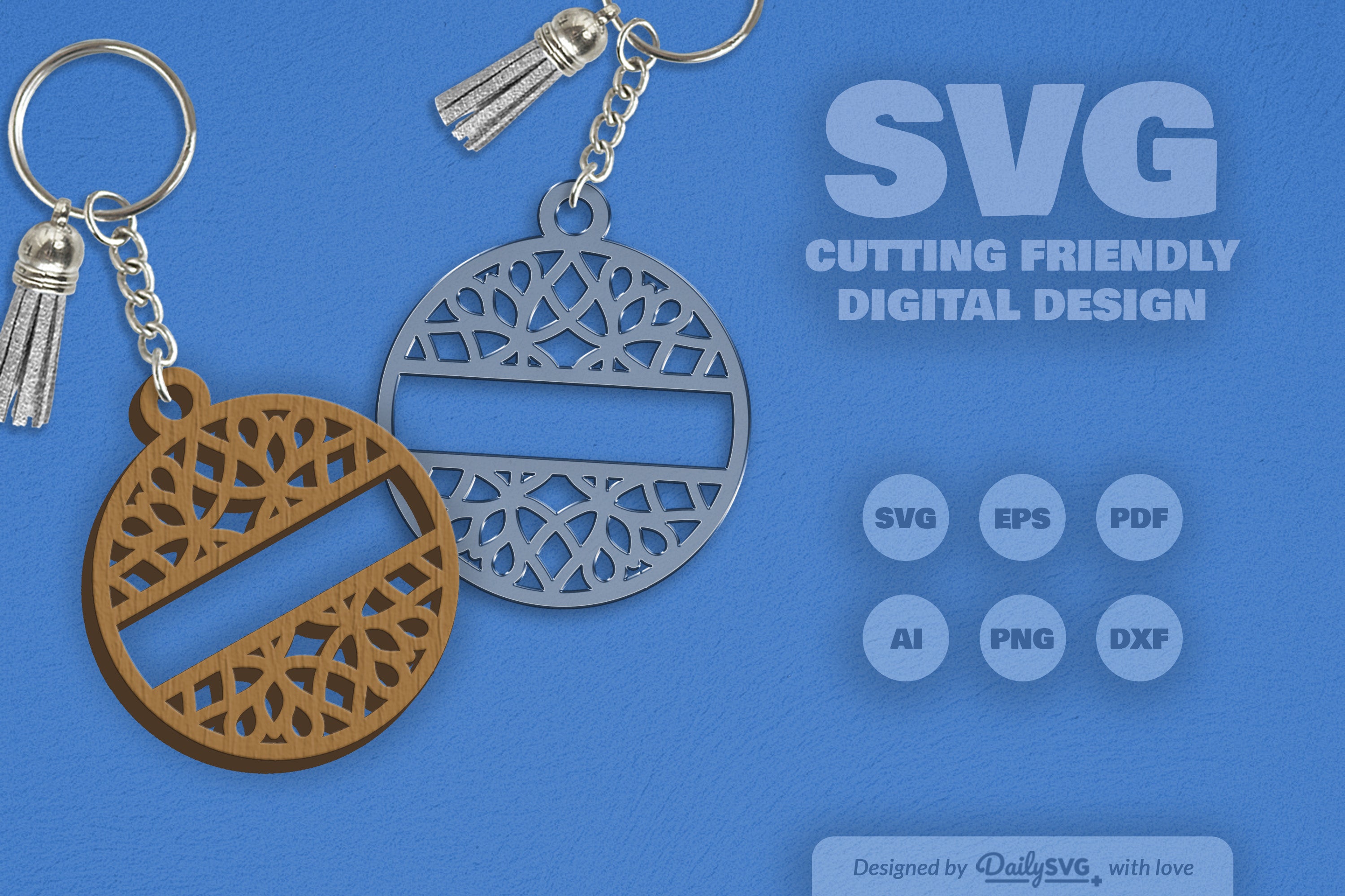 Custom Mandala Split SVG Bundle 4