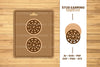 Mandala Stud Earring Lasercut SVG Clipart Bundle