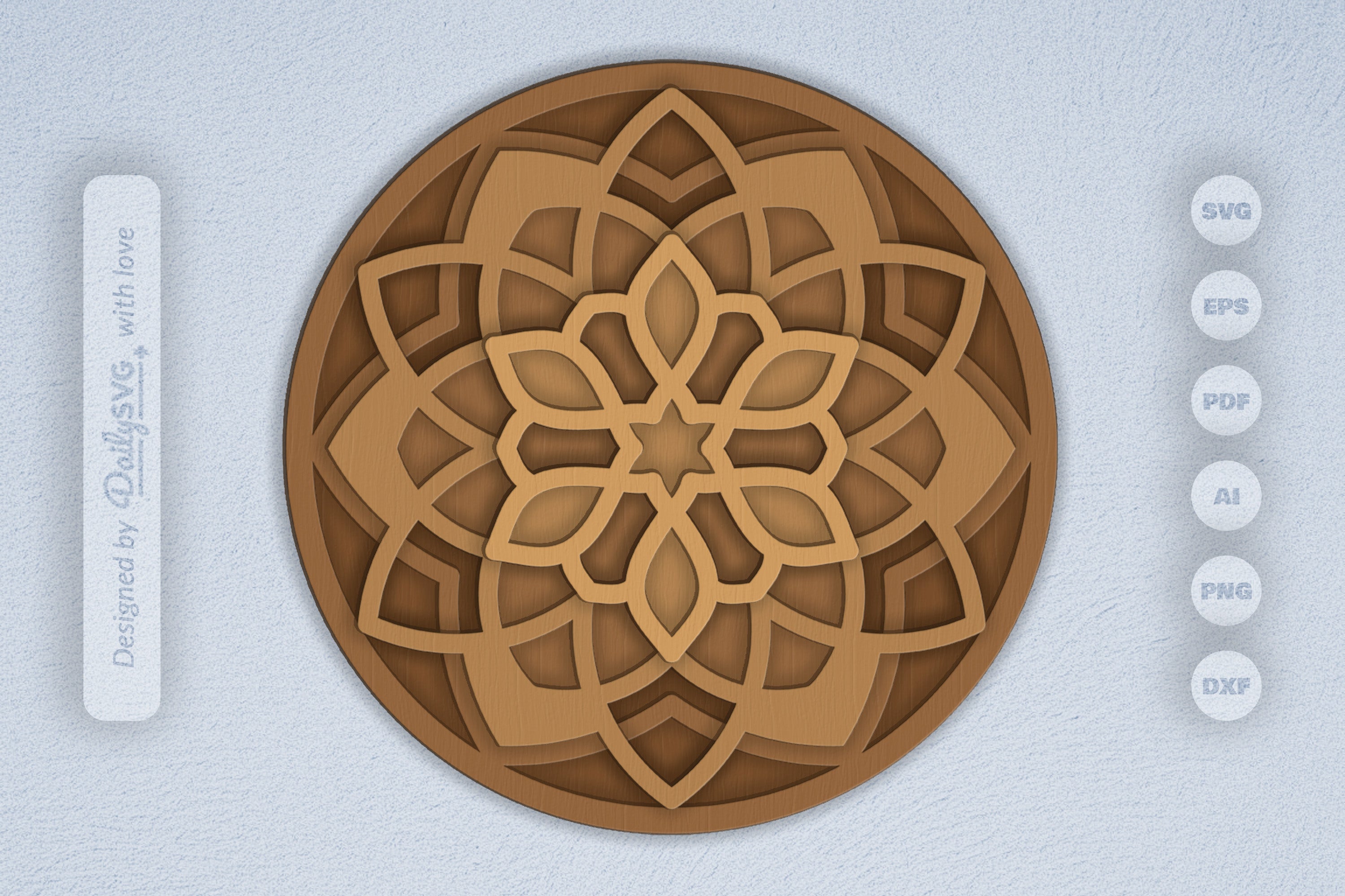 Mandala Wood Laser Cut SVG Bundle