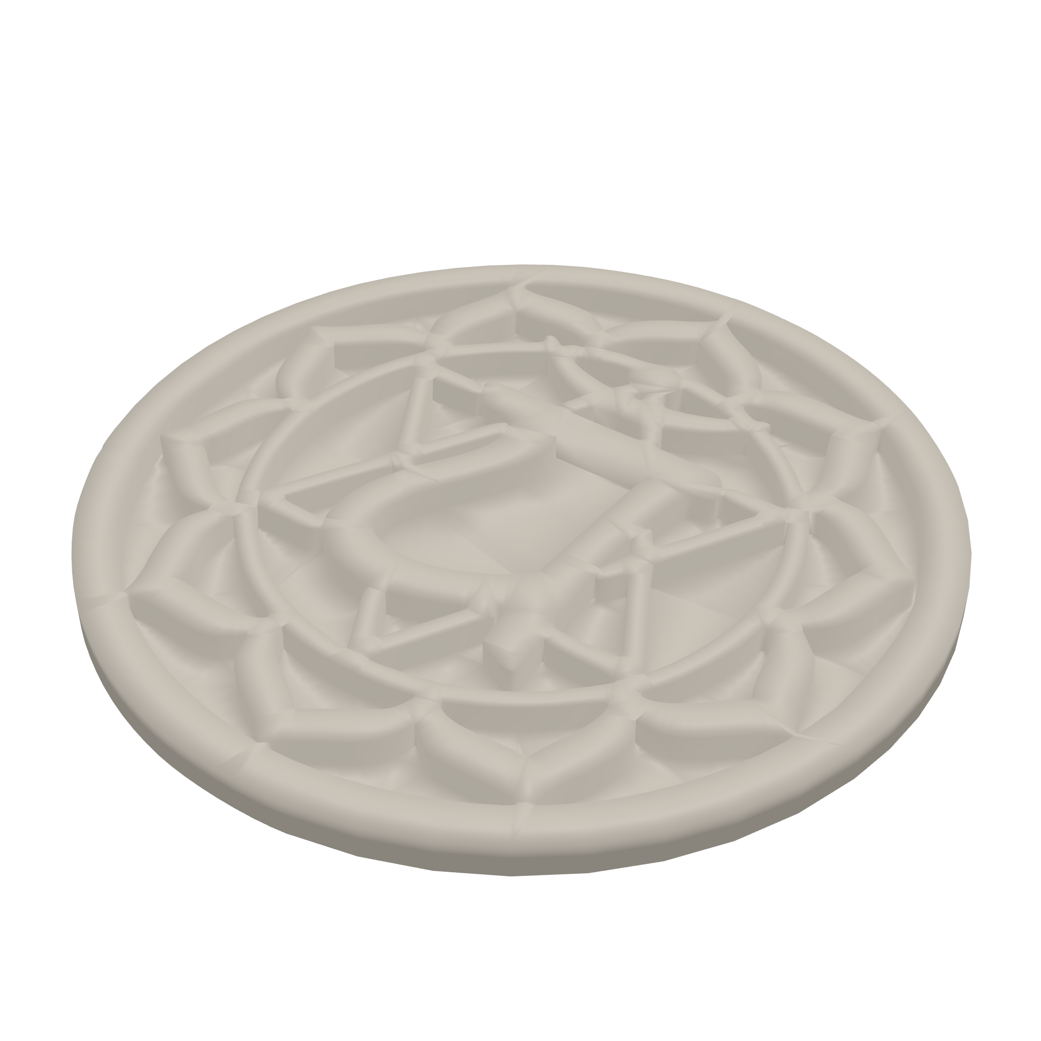 Mandala 3D Print STL File