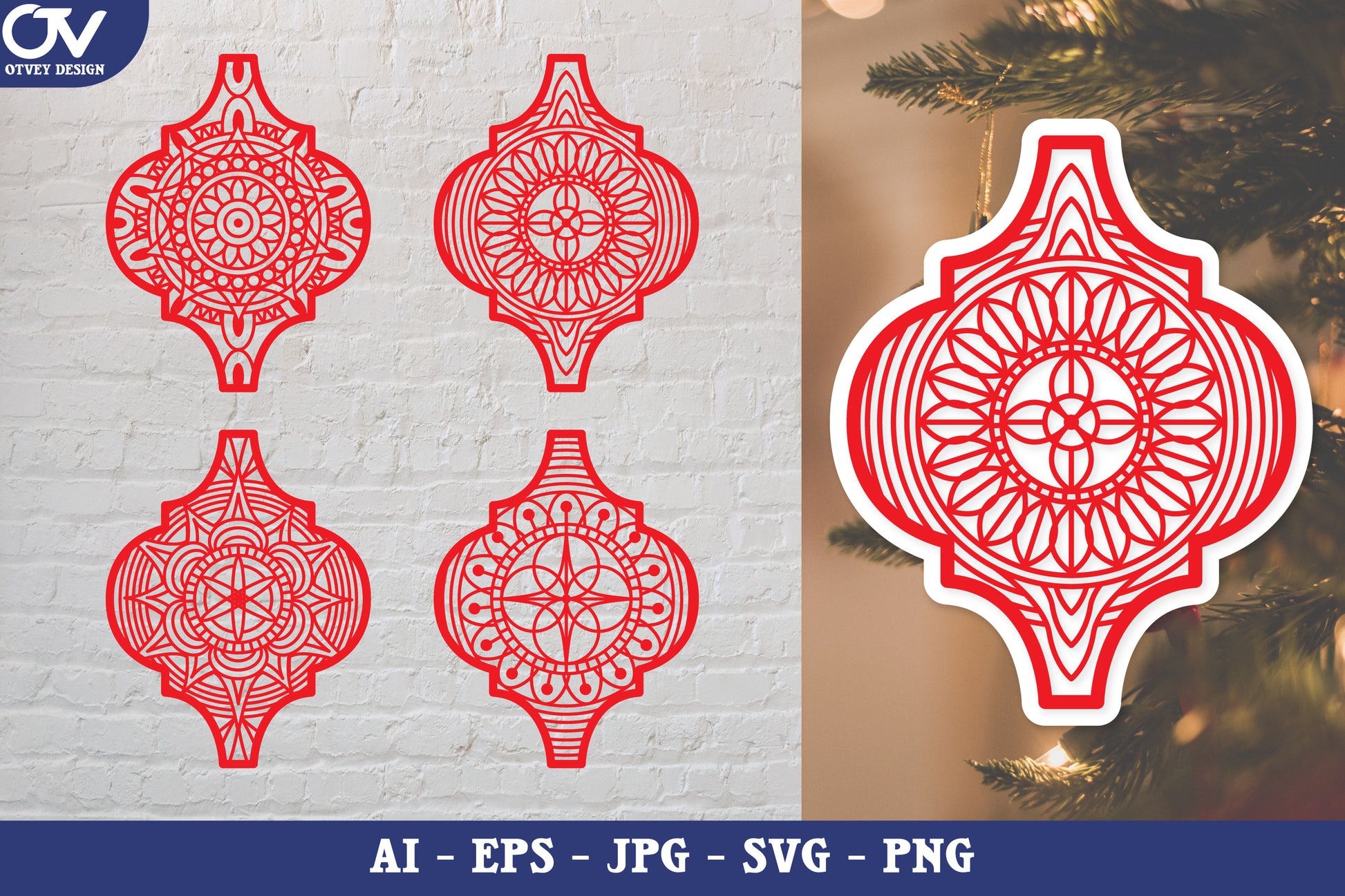 Mandala Arabesque Decal SVG Bundle - CraftNest - Digital Crafting and Art