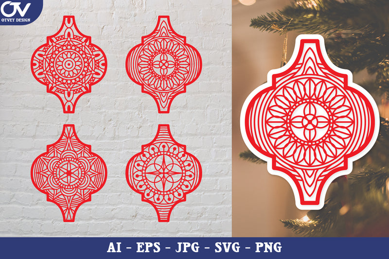 Mandala Arabesque Decal SVG Bundle - CraftNest - Digital Crafting and Art